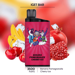 banana pomegranate cherry ice