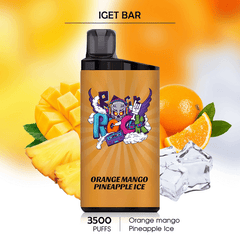 orange mango pineapple ice